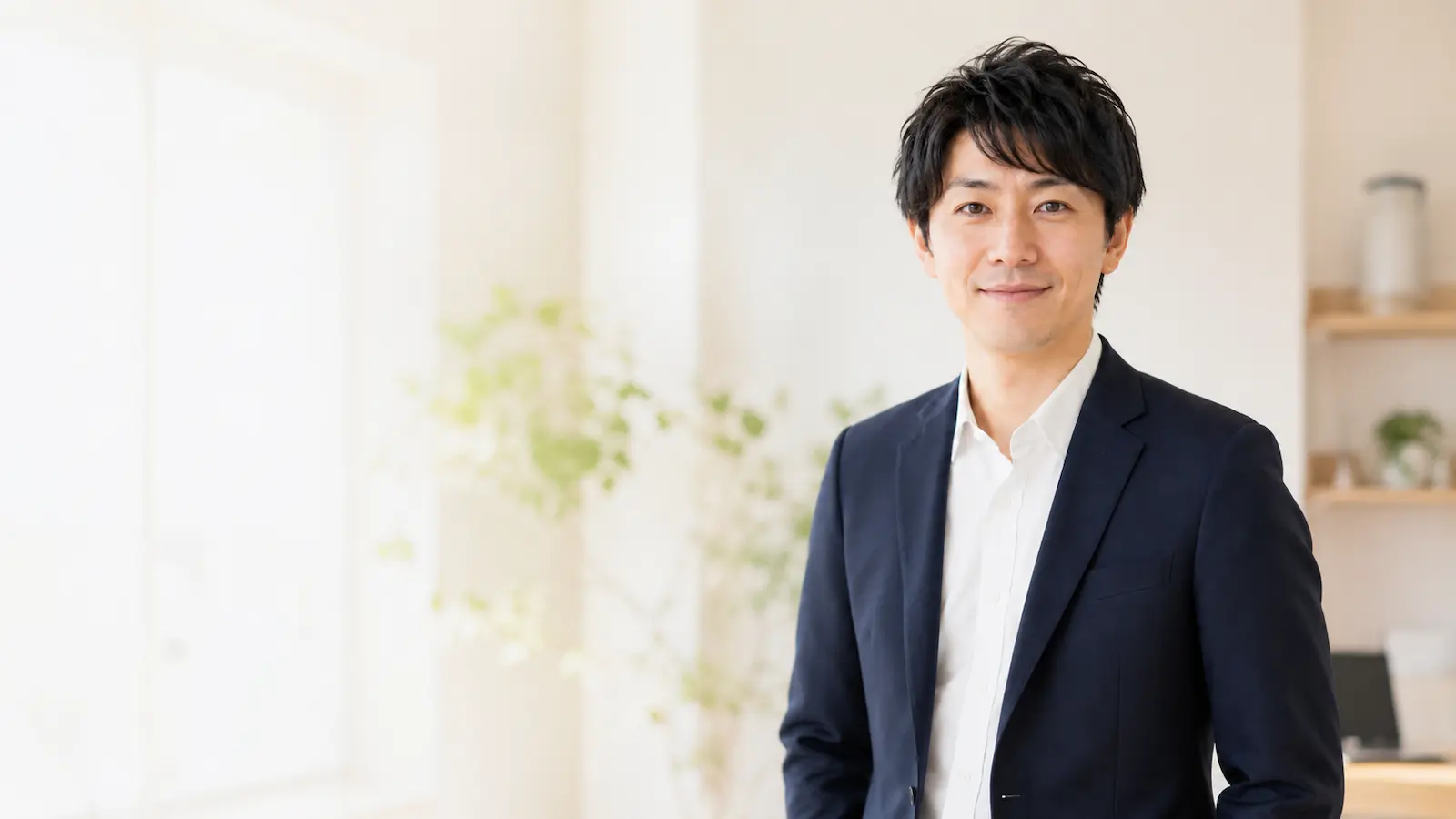 やわらかな光の差し込むオフィスで対応する税理士