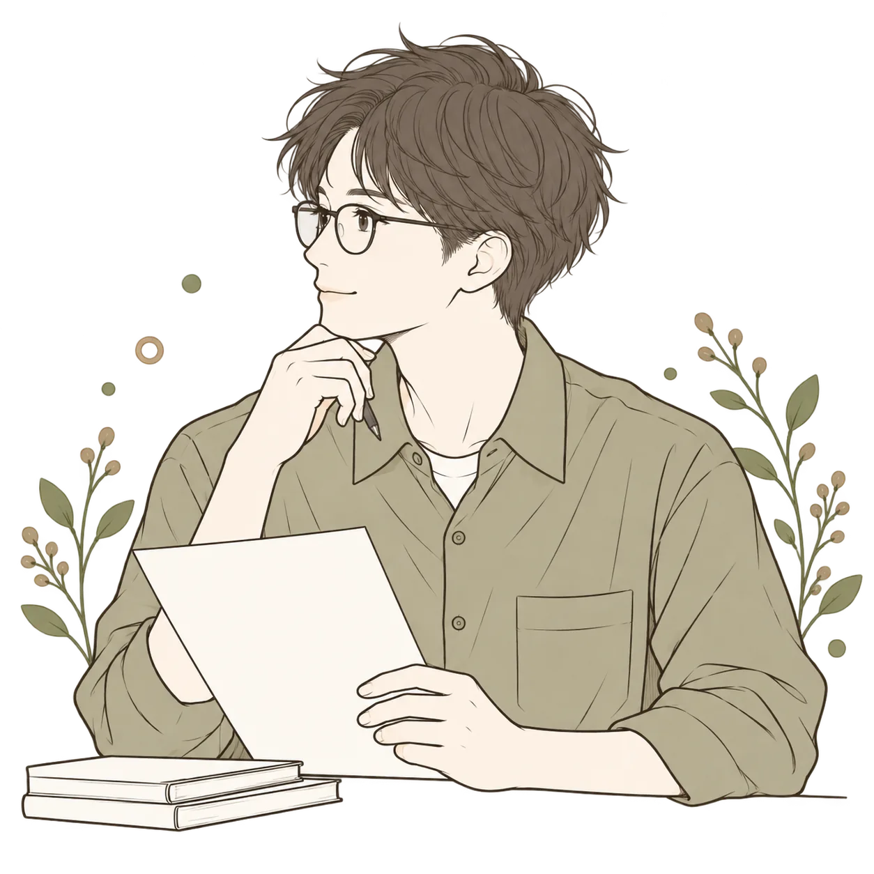 SEOパートナーの紹介用人物イラスト