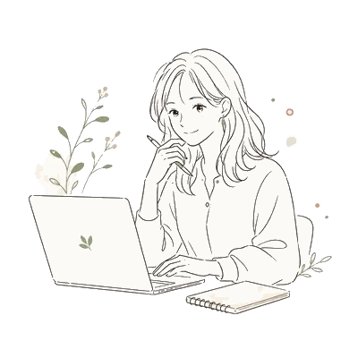 編集監修を担当する織瀬ゆりのイラスト